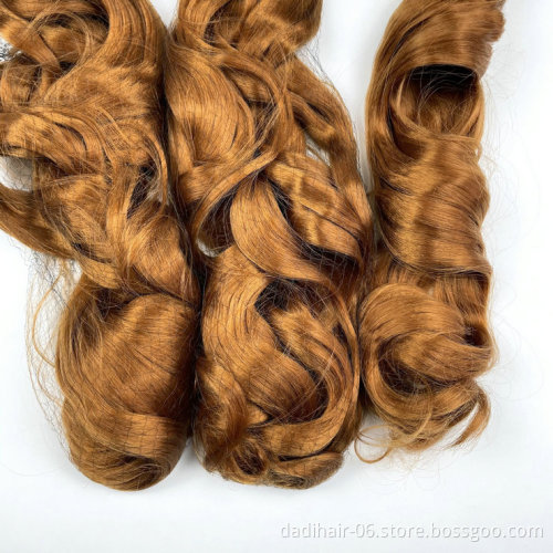 30inches French Curl Synthetic YaKi Hair Bundles Loose Wave Braiding Hair Crochet Braids Blonde Spiral Curl Wavy Hair Extensions
